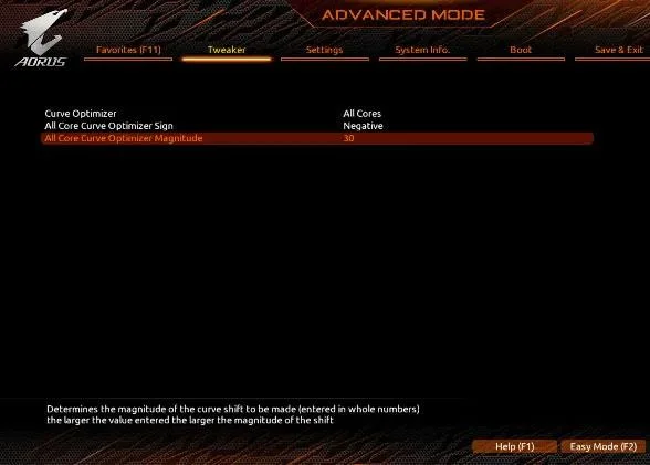 Arahan undervolt mengurangkan suhu CPU