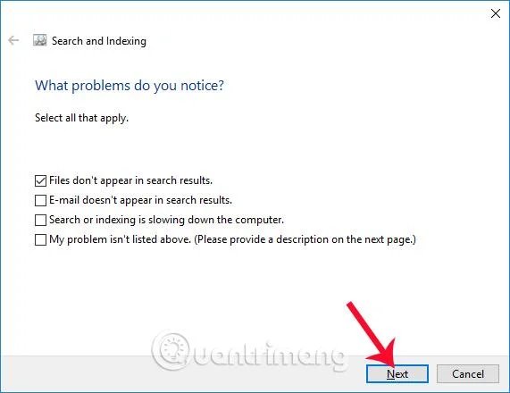 Bagaimana untuk membetulkan ralat Carian Windows 10 yang tidak boleh dicari atau tidak berfungsi
