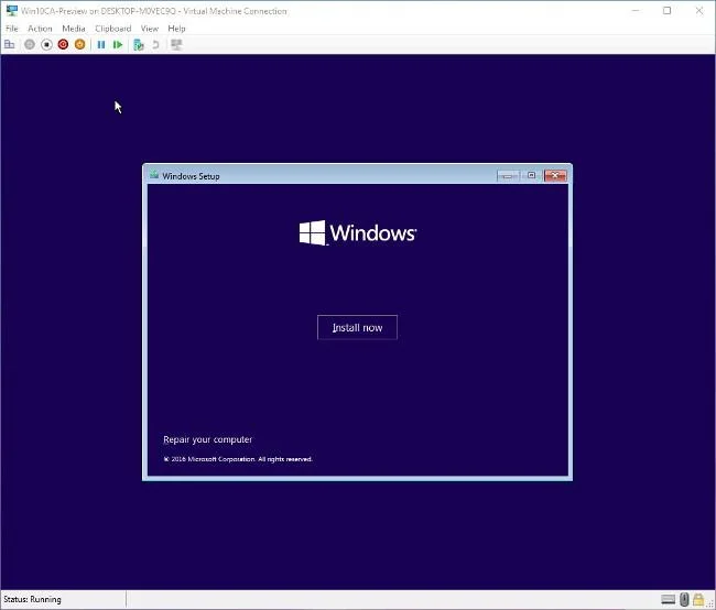 Cara menggunakan mesin maya untuk menguji binaan Windows 10 Insider tanpa perlu risau tentang ralat sistem
