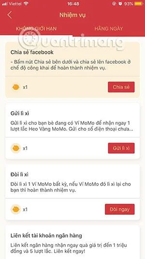 Bagaimana untuk menerima wang bertuah percuma pada e-dompet Momo