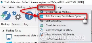 Macrium Reflect を使用してシステム イメージ バックアップを作成および復元する方法