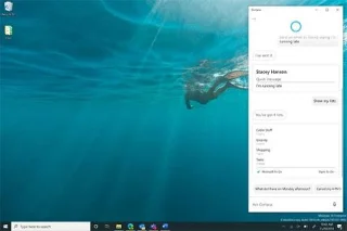 Yeni Windows 10da Cortanada dikkate değer değişiklikler