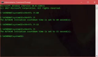 Wijzig de time-out van het CHKDSK-hulpprogramma voor foutcontrole op de harde schijf in Windows