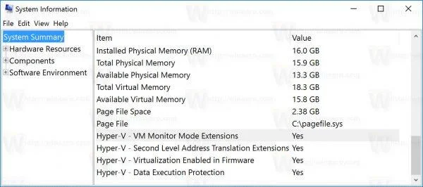 Bagaimana untuk menyemak sama ada komputer anda menjalankan Windows 10 Hyper-V?