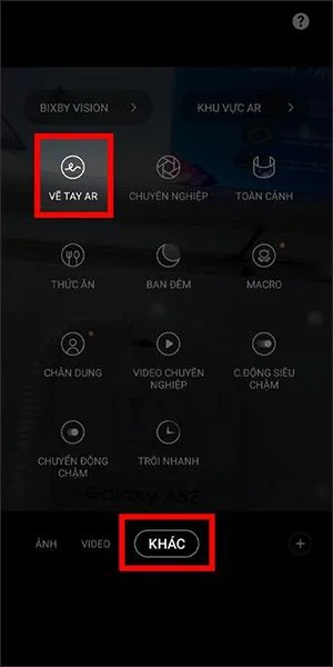 Cómo grabar videos AR en teléfonos Samsung