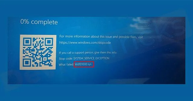 Hoe u de Wdf01000.sys-fout in Windows kunt oplossen