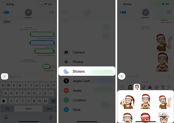 Utilisation du mémoji