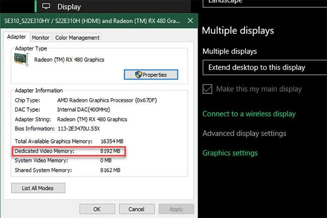 Windows 10'da VRAM nasıl artırılır