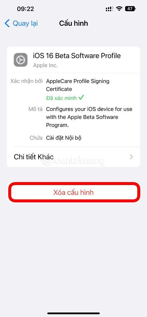 iOS 16 ベータ版をアンインストールする方法