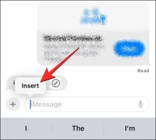 Bagaimana untuk memasukkan kenalan dalam mesej iPhone