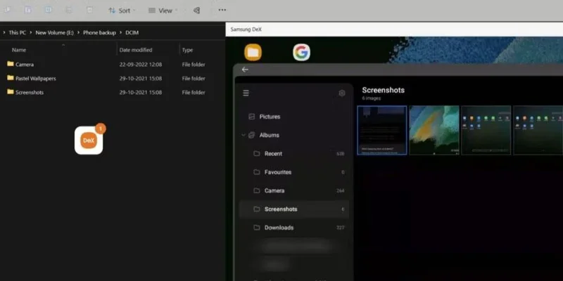 Samsung DeX gebruiken om Galaxy-telefoons op Windows 11 te bedienen