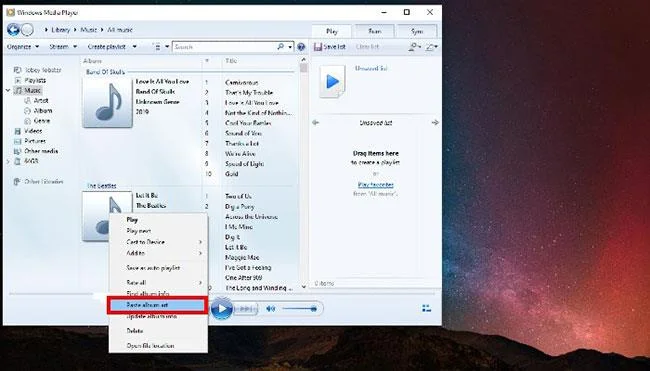 Windows 10'da MP3 albüm kapakları nasıl eklenir