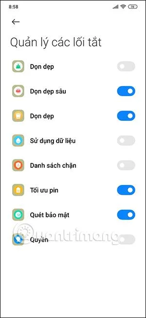 Bagaimana untuk mendayakan pintasan keselamatan pada telefon Xiaomi