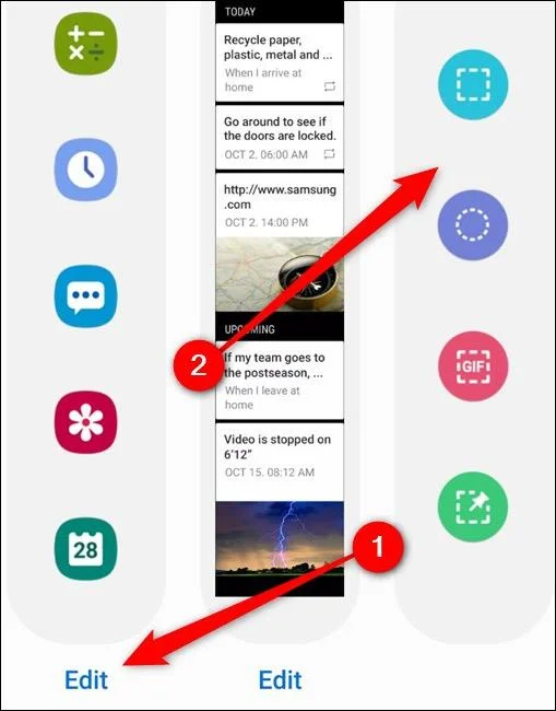 Comment personnaliser le panneau Edge sur le Galaxy S20