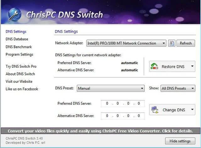 Windows için en iyi 6 DNS değiştirme yazılımı