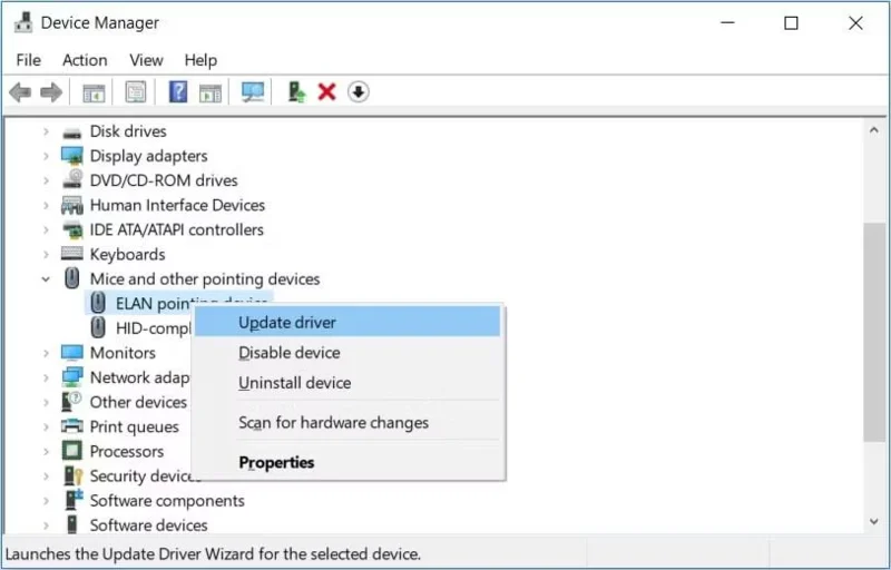 Bagaimana untuk membetulkan ralat hilang kursor tetikus pada Windows