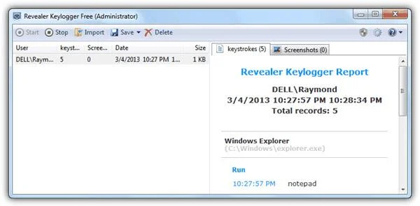 Top 10 perisian Keylogger percuma terbaik untuk Windows