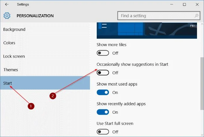 Bagaimana untuk menyekat jenis iklan pada Windows 10
