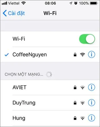 Bagaimana untuk melihat rangkaian Wi-Fi yang paling kuat pada iPhone