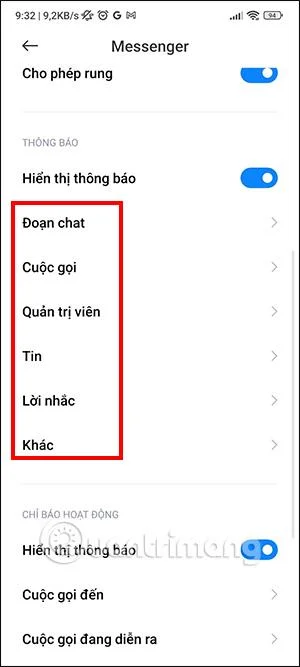 Sélection du son de notification