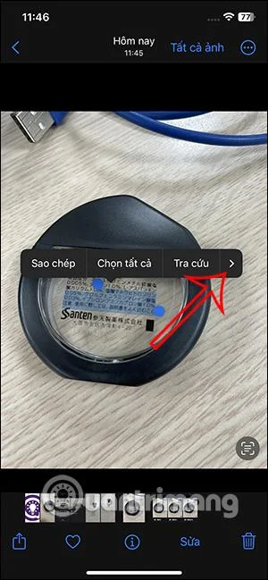 Bagaimana untuk menterjemah terus dalam foto pada iPhone