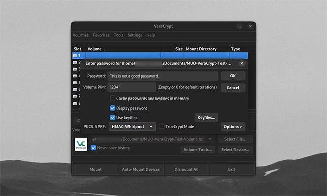Cara menggunakan ciri lanjutan VeraCrypt untuk mengamankan fail penting