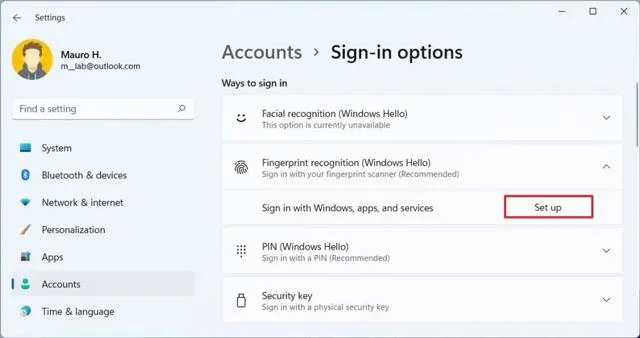 Windows 11'e parmak iziyle nasıl giriş yapılır?