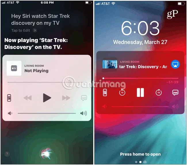 Apple TV'de video oynatmak için iPhone'da Siri nasıl kullanılır?