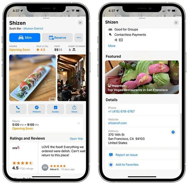 Perkara yang perlu diketahui tentang aplikasi Peta pada iOS 15