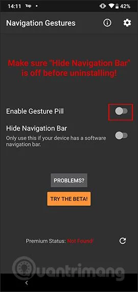Cara membuat bar navigasi iPhone X pada Android