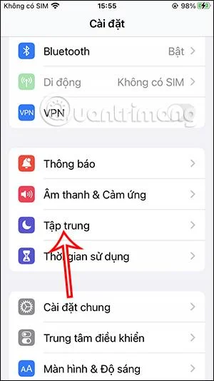 Bagaimana untuk menetapkan skrin kunci mod Fokus pada iPhone