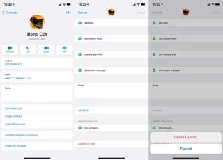 Bagaimana untuk memadam nombor telefon pada iPhone dan Mac