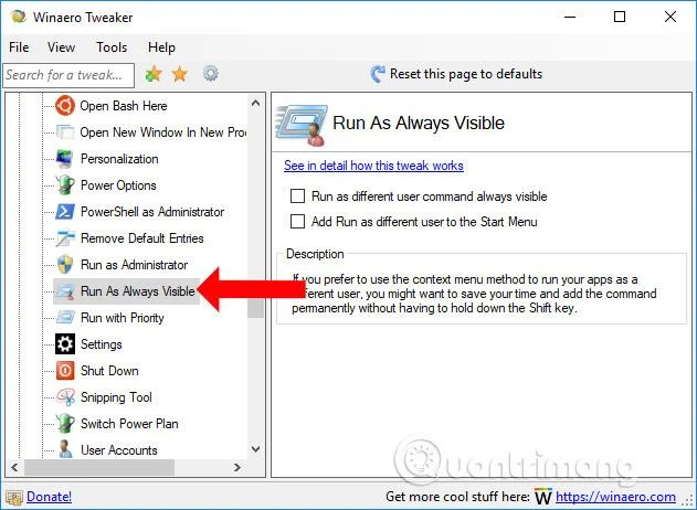 Bagaimana untuk menyesuaikan Windows dengan Winaero Tweaker