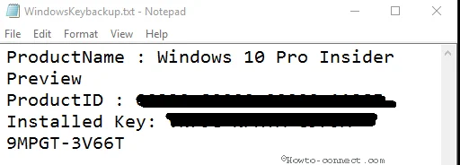 2 cara untuk membuat sandaran Product Key pada Windows 10, 8 dan 8.1