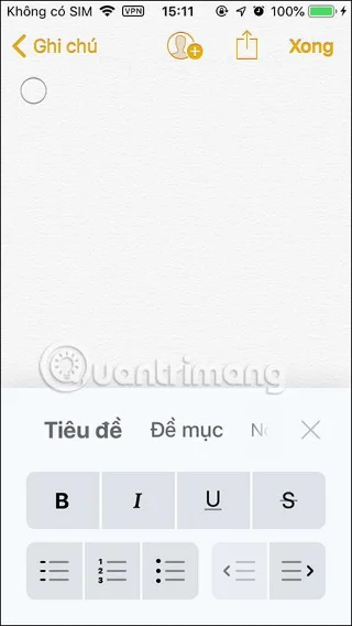 Cara memformat nota Nota pada iPhone/iPad dan Mac