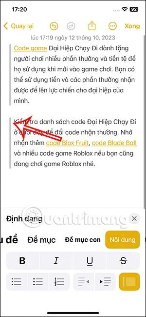 Cara menggunakan Sebut Harga Sekat dalam Nota iPhone