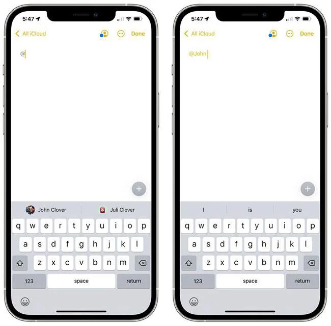Perkara baharu dalam apl Nota dan Peringatan pada iOS 15