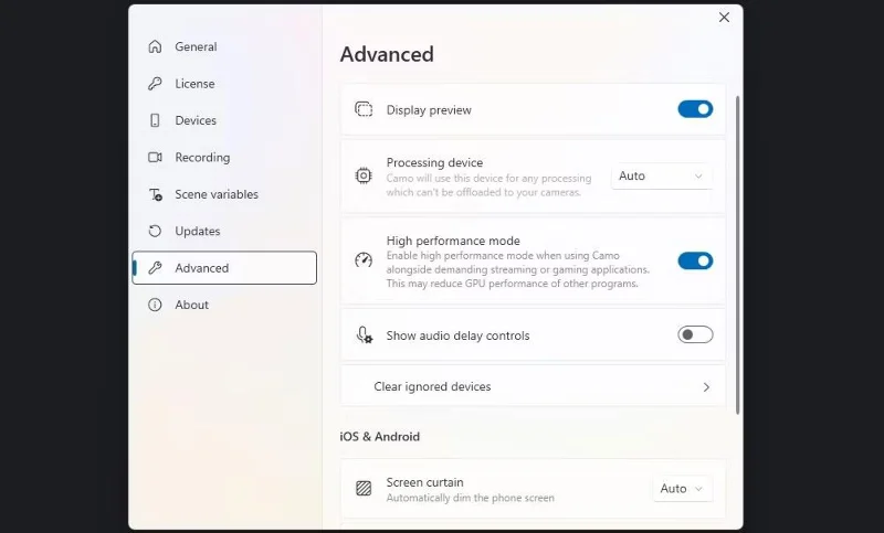 Cara menggunakan iPhone sebagai kamera web dengan Camo