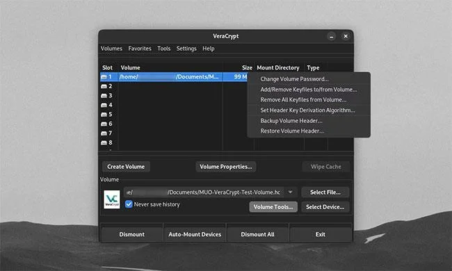 Cara menggunakan ciri lanjutan VeraCrypt untuk mengamankan fail penting