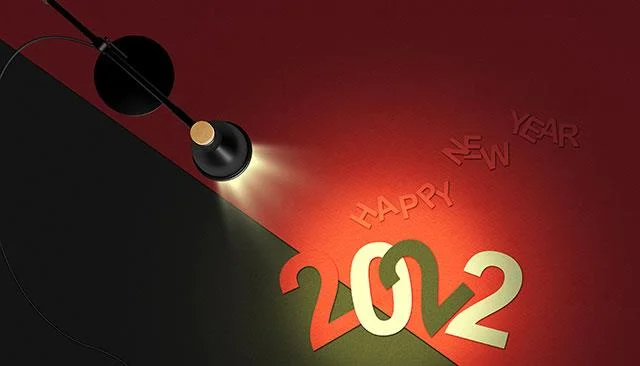 Kertas dinding tahun baru 2022 untuk komputer, selamat tahun baru 2022 foto komputer riba