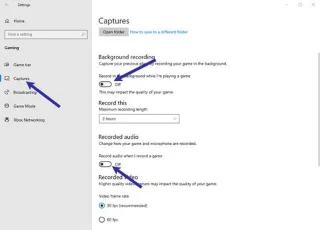 Windows 10da Oyun DVRnin yüksek CPU kullanımı nasıl azaltılır