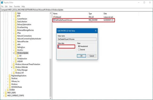 Come abilitare/disabilitare la funzionalità Pausa aggiornamenti per Windows Update in Windows 10