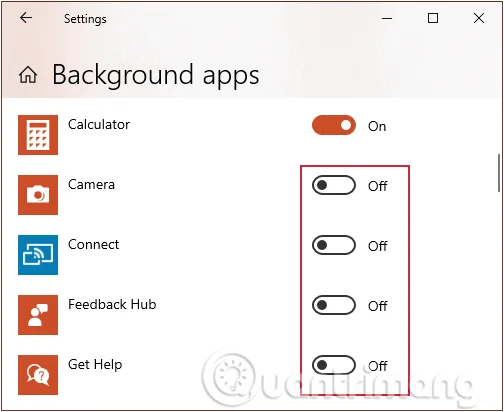Bagaimana untuk mematikan aplikasi latar belakang pada Windows