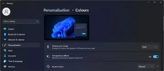 Hoe u de taakbalk transparant maakt in Windows 11