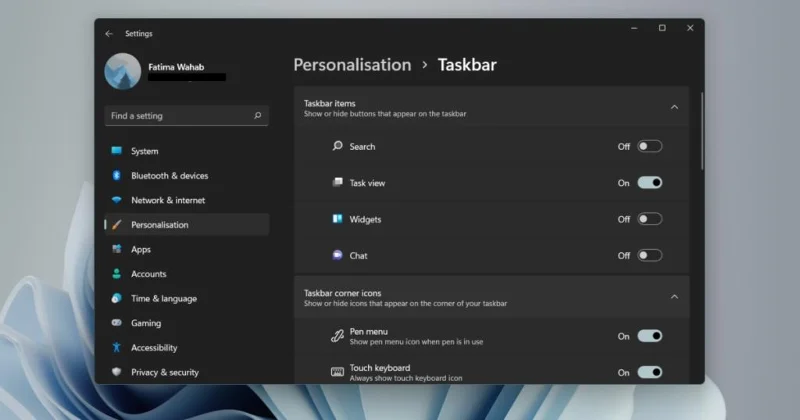 Windows 11de görev çubuğu nerede