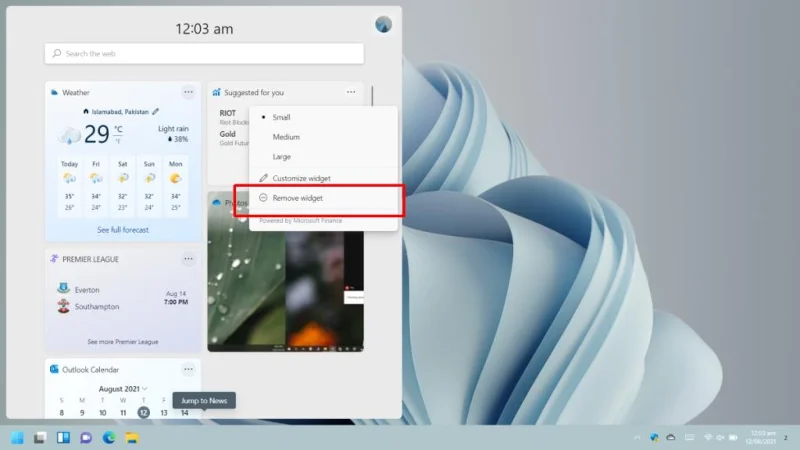 Windows 11de widget nasıl eklenir/kaldırılır