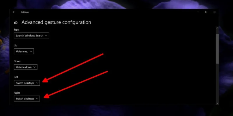 Windows 10da hareketlerle sanal masaüstleri arasında nasıl geçiş yapılır