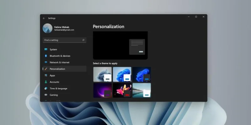 Windows 11de bir tema nasıl değiştirilir ve özelleştirilir