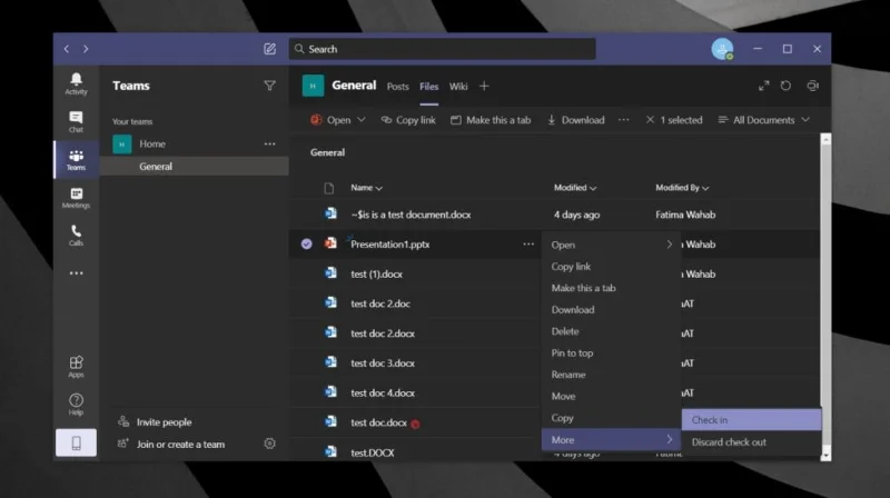 O Microsoft Teams não consegue excluir o arquivo (CORRIGIDO)