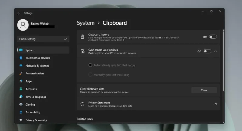 Windows 11de Pano geçmişi nasıl görüntülenir